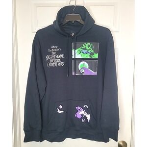 Disney The Nightmare Before Christmas Mad‎ Engine 2X Hoodie Sweatshirt Jack